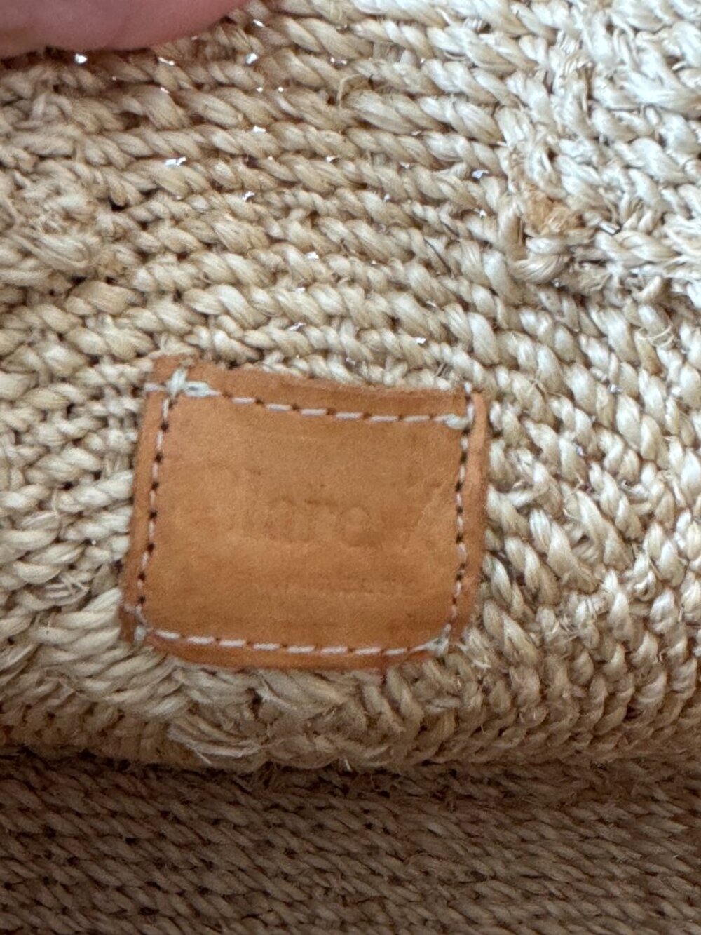 clare vivier raffia straw beach summer night bag - Picture 3 of 6